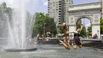 Washington Square Park in the Summertime.