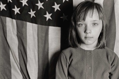 Young Girl with the Flag