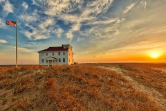 Sunset over Race Point, Provincetown, Cape Cod.