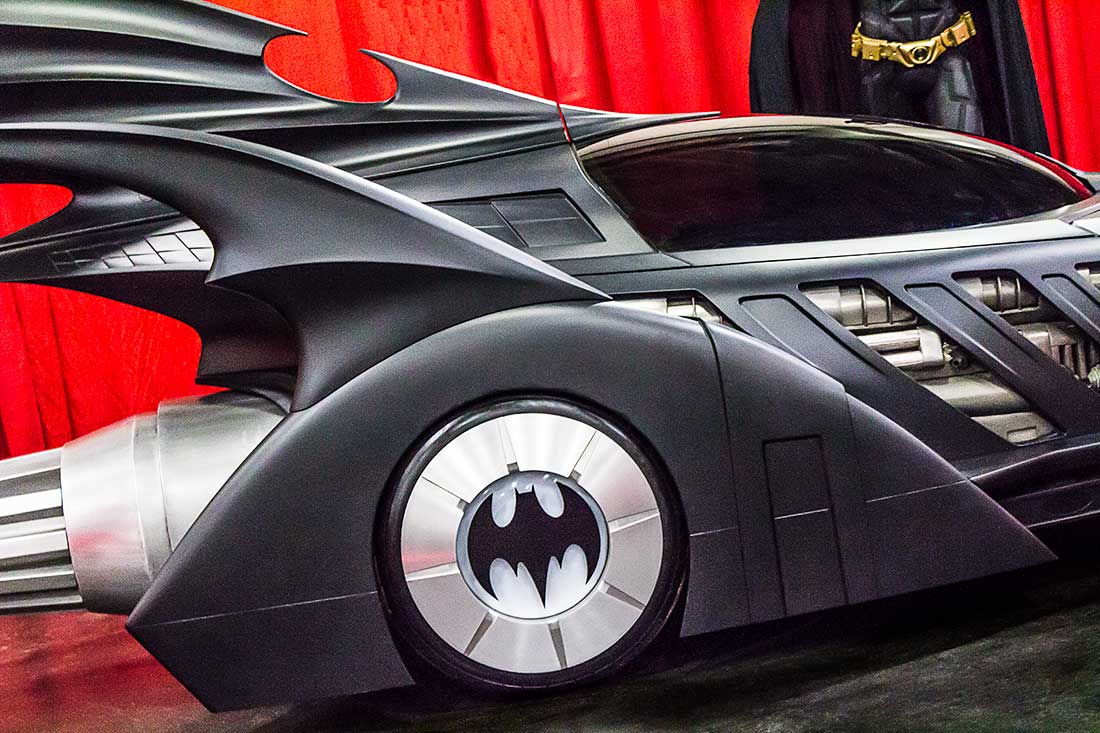 The Batmobile at the Comic Con Convention