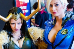 Fantastic Four and Loki at the Comic Con Convention
