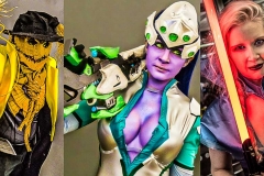Comic Book characters at the Comic Con Convention