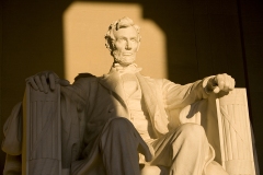 The Lincoln Memorial in Washington DC.