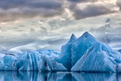 The Jokulsarlon Glacier Lagoon, Iceland.