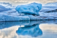 The Jokulsarlon Glacier Lagoon, Iceland.