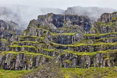 Mountains and Fog, Iceland.