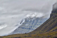 Mountains and Fog, Iceland.