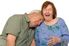 Senior Gentleman and his wife.