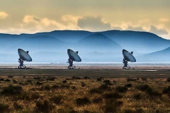 Radio Telescopes in Socorro, New Mexico.
