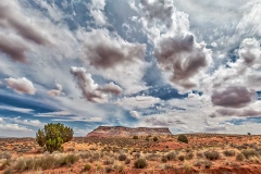 Clouds in sky over Arizona.