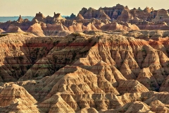 The Badlands National Park, South Dakota.