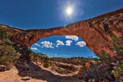 The Owachomo Bridge in the Natural Bridges National Monument, Utah.