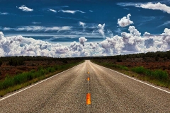 Open road in Arizona.